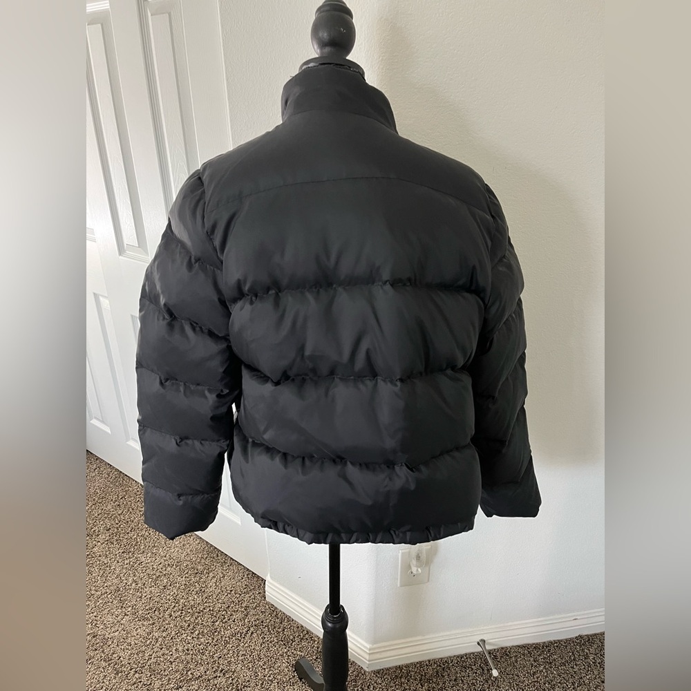Athletech Black Puffer Jacket Women’s Large Winter Coat - Picture 3 of 9